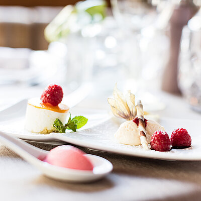 Dessert im Hotel Solaria Ischgl
