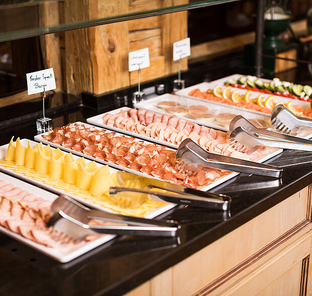 Buffet im Hotel Solaria Ischgl
