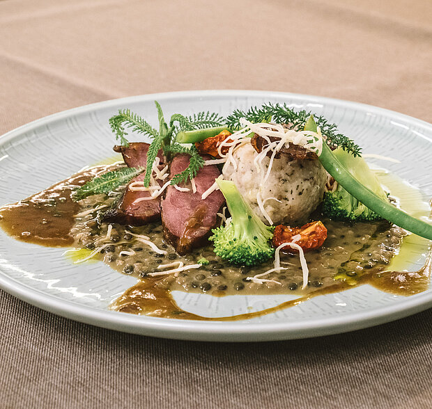 leckeres Gericht im 4*S Hotel Solaria in Ischgl