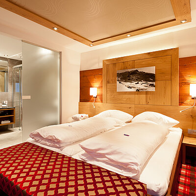 Doppelzimmer Enzian im 4 Sterne Hotel Solaria Ischgl