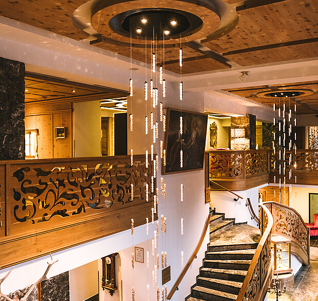 Lobby im 4*S Hotel Solaria in Ischgl