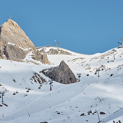 Skigebiet in Ischgl