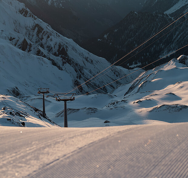Skigebiet in Ischgl