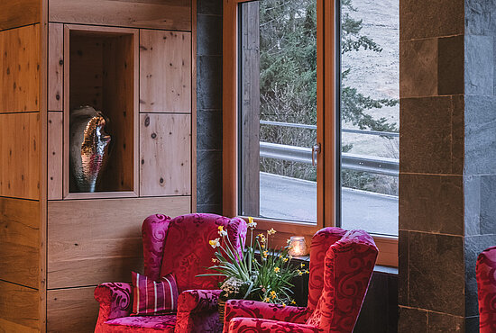 Lobby im 4*S Hotel Solaria in Ischgl