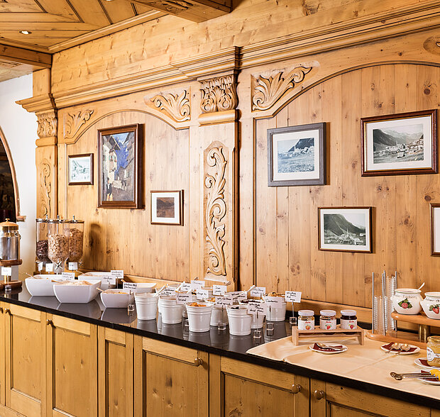Buffet im Hotel Solaria Ischgl