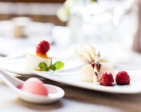 Dessert im Hotel Solaria Ischgl